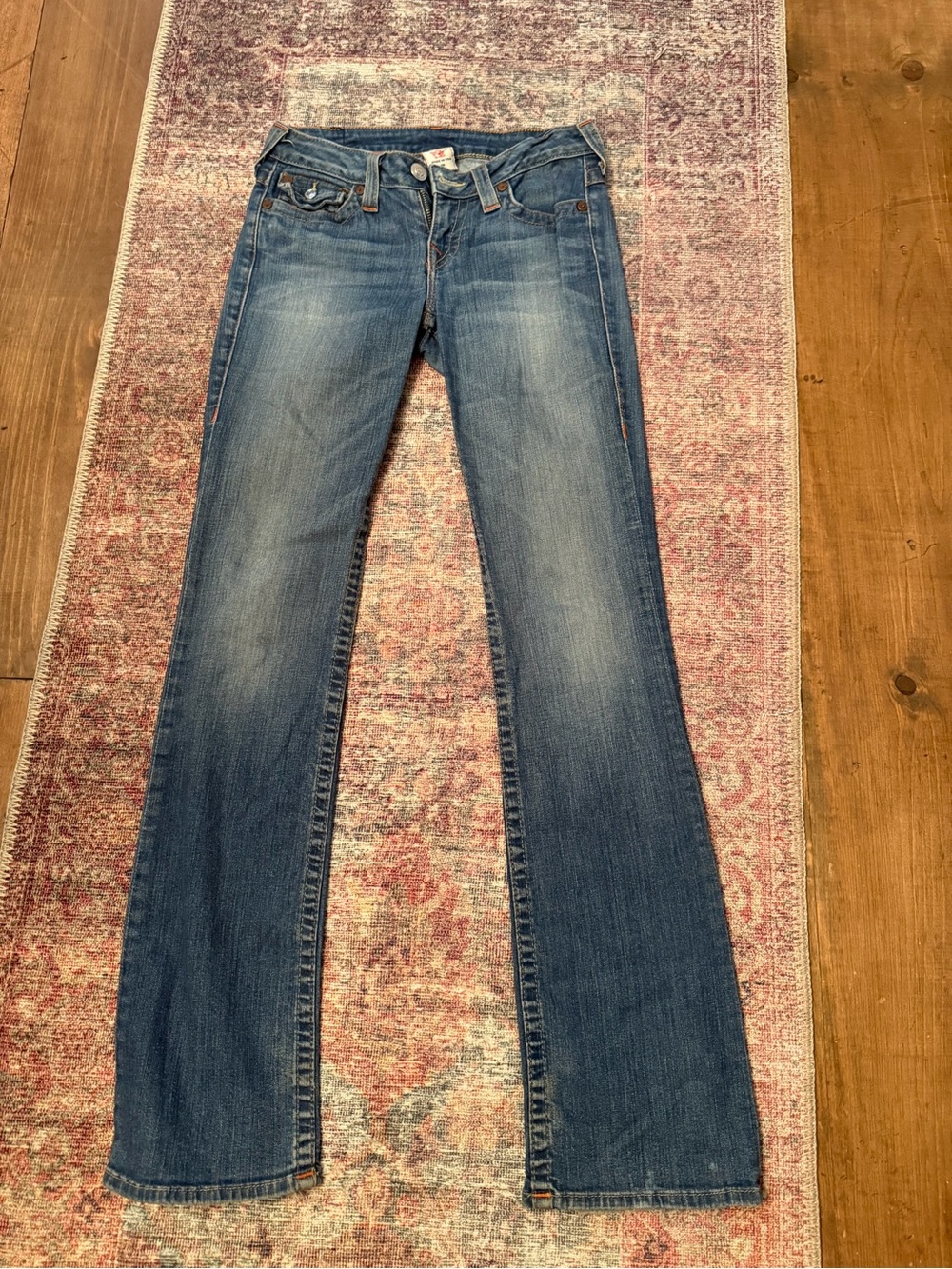 True Religion Blue Boot Cut Jeans
